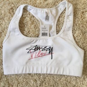 STUSSY "VIBES" SPORTS BRA